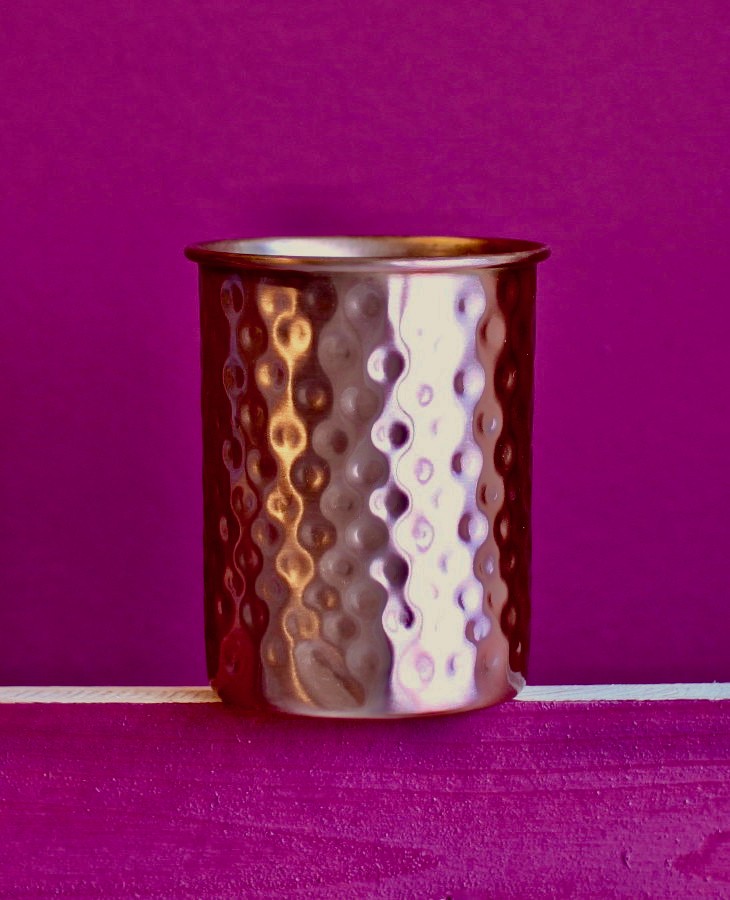 Accessoire Bien-être Traditionnel Verres Cuivre Ayurvédique Zap